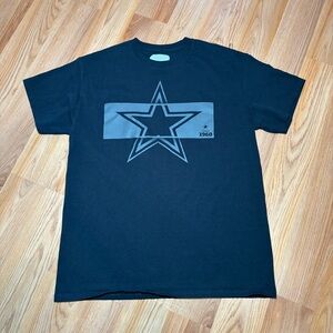 NFL Authentic Dallas Cowboys Crewneck Short Sleeve Shirt Size Medium Blue